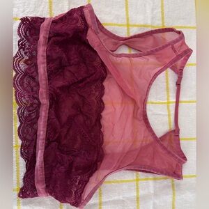 Adore Me Lace Bralette in Dusty rose Pink